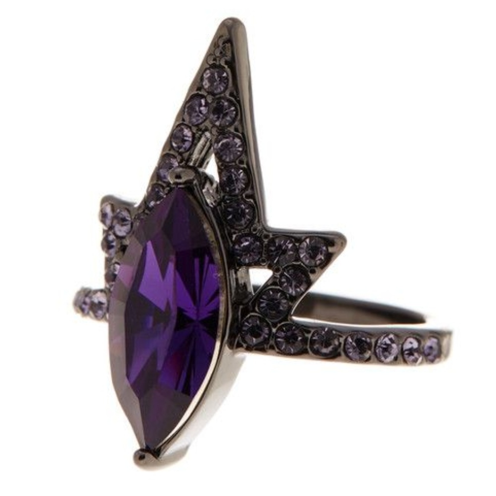 Covet "Amy" Goth Dark Ring Sz. 8